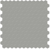 1" Taupe Matte Hex Mosaic | Alita Tile