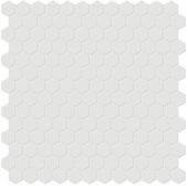 1" Vintage Grey Matte Hex Mosaic | Alita Tile