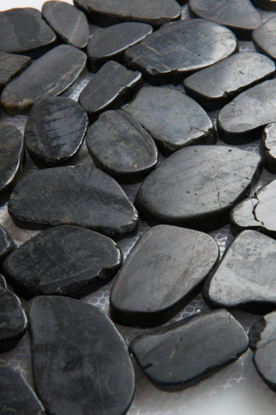 12X12 Flat Tahitian Black | Alita Tile