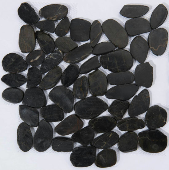 12X12 Flat Tahitian Black | Alita Tile