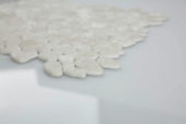 12X12 Light Grey Pebble Mosaic | Alita Tile