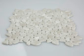 12X12 Light Grey Pebble Mosaic | Alita Tile