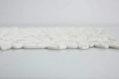 12X12 White Pebble Mosaic | Alita Tile