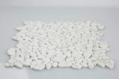 12X12 White Pebble Mosaic | Alita Tile