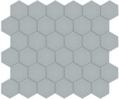 2" Cloud Blue Matte Hex Mosaic | Alita Tile