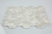 2" Light Grey Hexagon Mosaic | Alita Tile