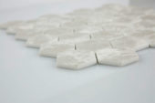 2" Light Grey Hexagon Mosaic | Alita Tile