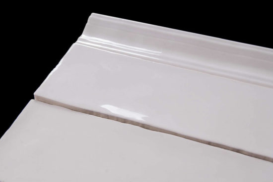 2X12 White Chair Rail | Alita Tile
