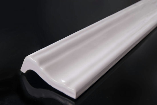 2X12 White Chair Rail | Alita Tile