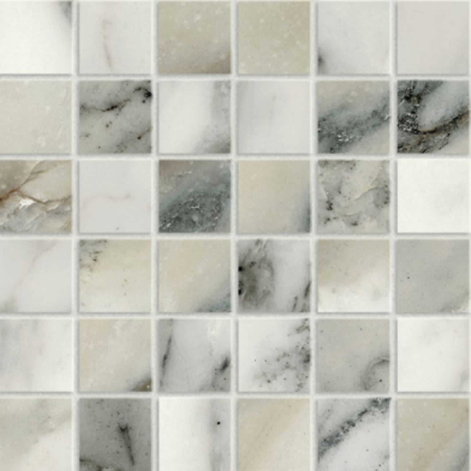 2X2 Mosaic-Polished Allure Blue | Alita Tile