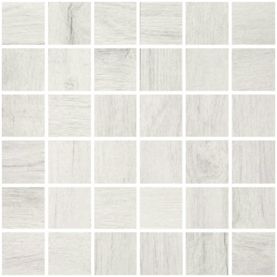 2X2 Sterling White Mosaic | Alita Tile