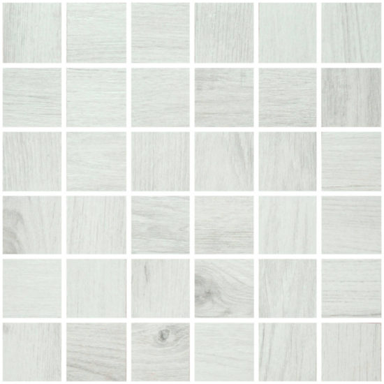 2X2 Sterling White Mosaic | Alita Tile