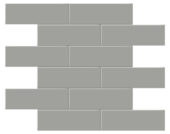 2x6 Taupe Matte Brick Mosaic | Alita Tile