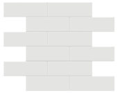 2x6 Vintage Grey Matte Brick Mosaic | Alita Tile