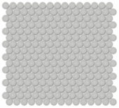 3/4" Loft Grey Matte Penny Round Mosaic | Alita Tile
