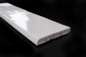 3X12 White Bullnose | Alita Tile