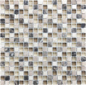 5/8X5/8 Cappuccino Mosaic | Alita Tile