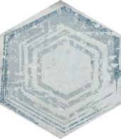 Alma 5.5X6.3 Grey Decor Hexagon | Alita Tile