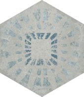 Alma 5.5X6.3 Grey Decor Hexagon | Alita Tile