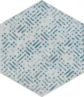 Alma 5.5X6.3 Grey Decor Hexagon | Alita Tile