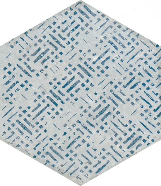 Alma 5.5X6.3 Grey Decor Hexagon | Alita Tile