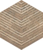 Alma 5.5X6.3 Sand Decor Hexagon | Alita Tile
