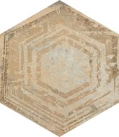 Alma 5.5X6.3 Sand Decor Hexagon | Alita Tile