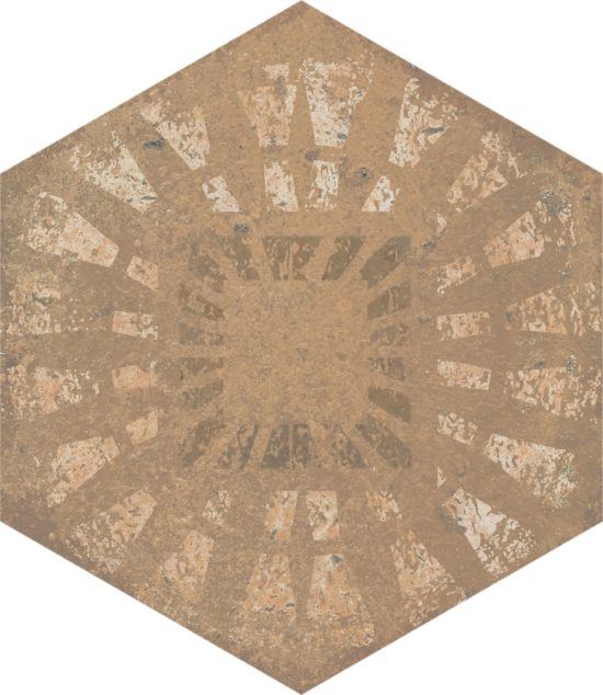 Alma 5.5X6.3 Sand Decor Hexagon | Alita Tile
