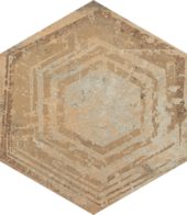 Alma 5.5X6.3 Sand Decor Hexagon | Alita Tile