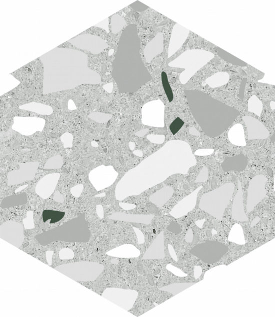 Altea 5.5X6.3” Grey Hexagon | Alita Tile