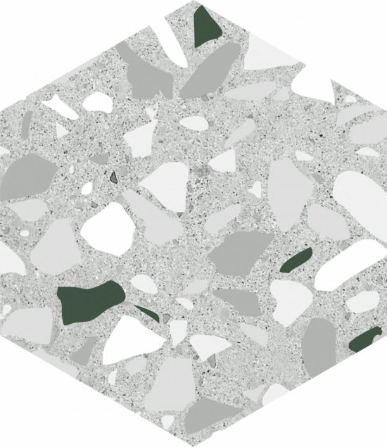 Altea 5.5X6.3” Grey Hexagon | Alita Tile