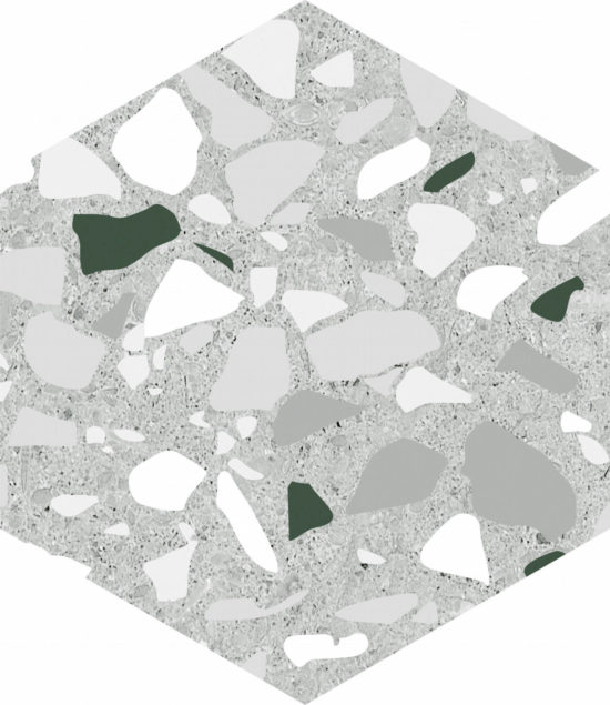 Altea 5.5X6.3” Grey Hexagon | Alita Tile