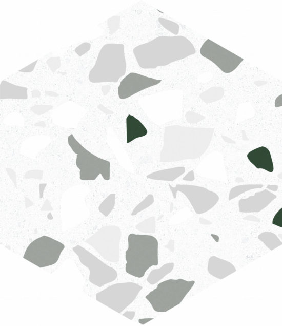 Altea 5.5X6.3” White Hexagon | Alita Tile