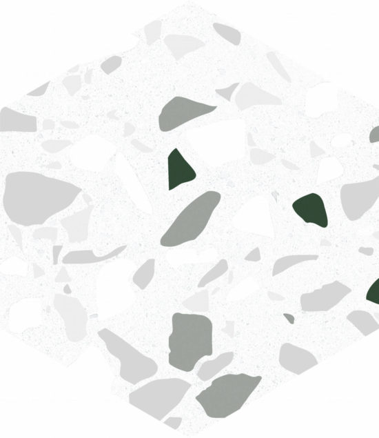 Altea 5.5X6.3” White Hexagon | Alita Tile