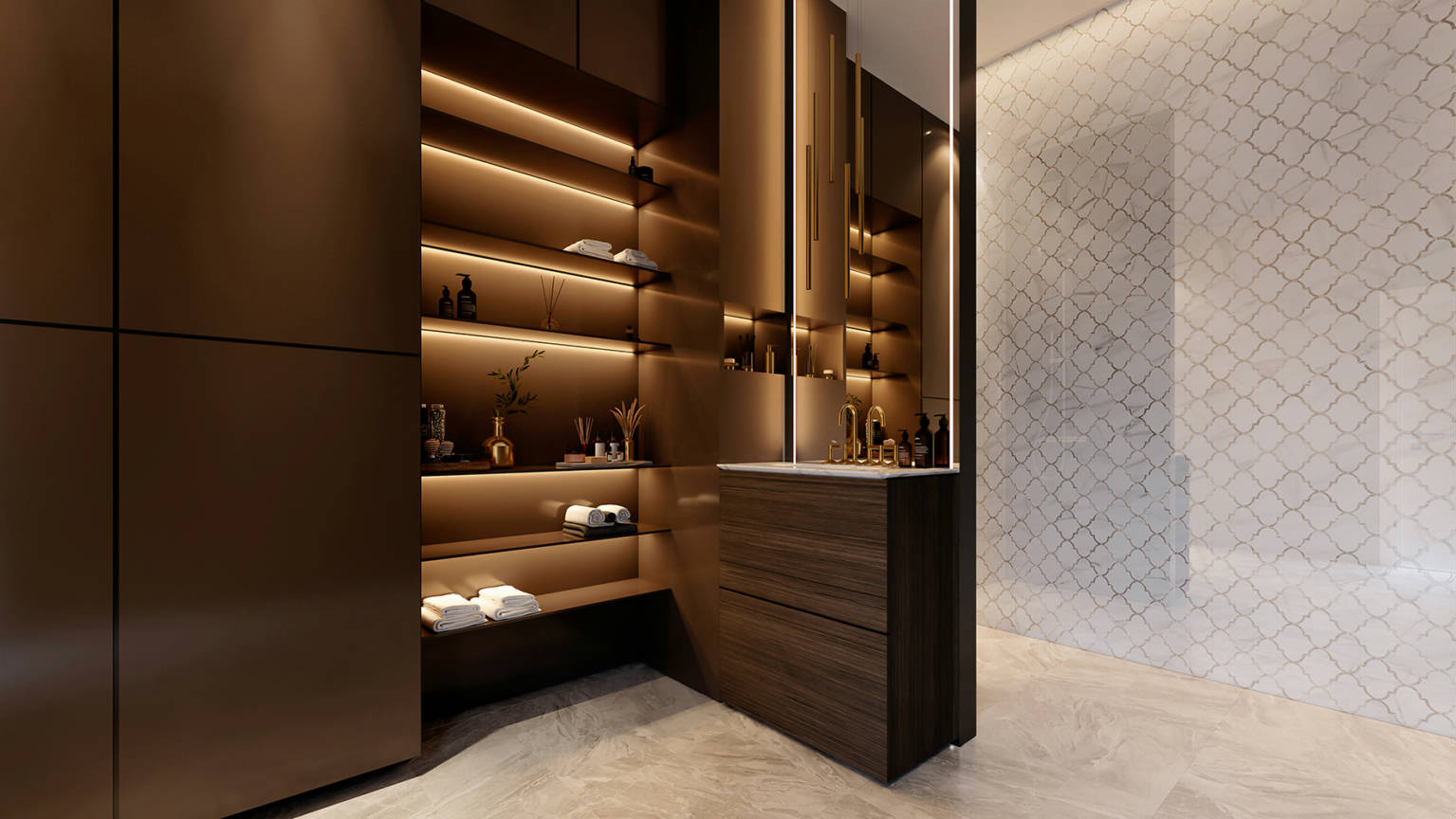 Ardor Infatuation Arabesque Polished Mosaic 2 0 | Alita Tile