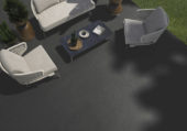 Ashland 36X36 Black | Alita Tile