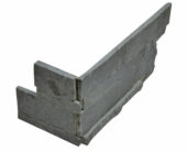 Astro Silver 6X18 Assembled Corner | Alita Tile