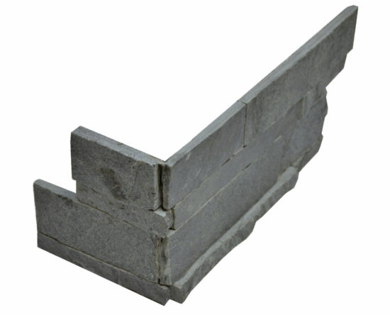 Astro Silver 6X18 Assembled Corner | Alita Tile