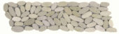 Beige Sliced Matte Pebble Interlocking Border | Alita Tile