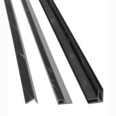 Black Ice 94" Trim Kit, 2 Inside Comers, 2 J Trims,  2 L Trims | Alita Tile