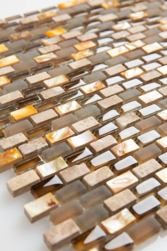 Brown Yahly Mosaic | Alita Tile