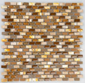 Brown Yahly Mosaic | Alita Tile
