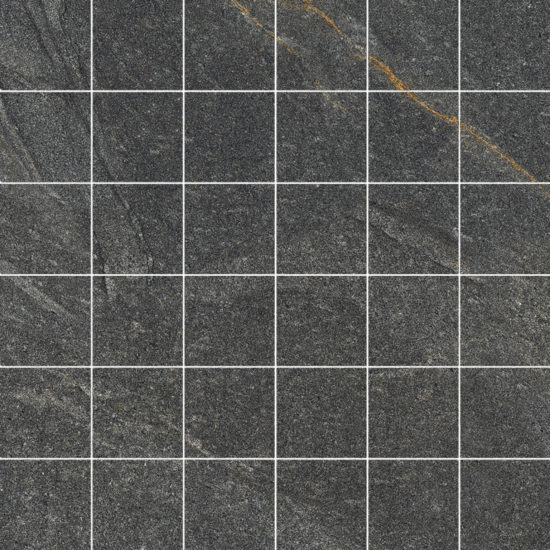 Capri Dark Grey 2X2 Mosaic | Alita Tile