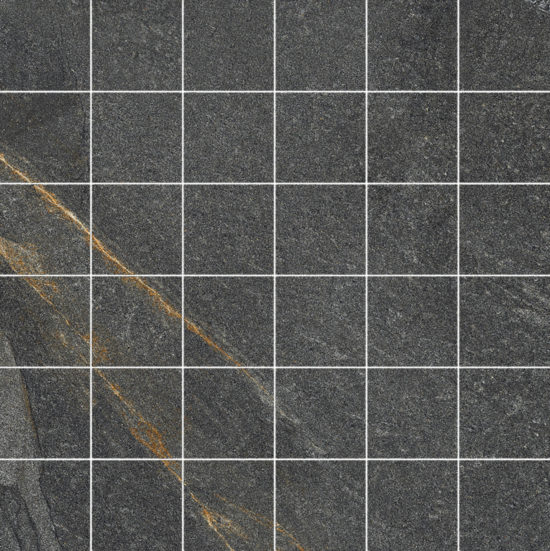 Capri Dark Grey 2X2 Mosaic | Alita Tile