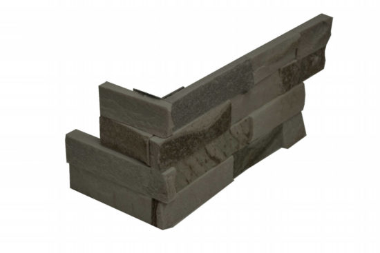 Carbon 6X18 Assembled Corner | Alita Tile
