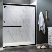 Carrara Marble Shower Wall Kit 30x60x78 | Alita Tile