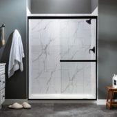 Carrara Marble Shower Wall Kit 32x60x78 | Alita Tile