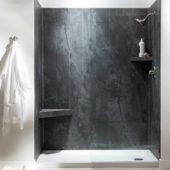 Cracked Slate Shower Wall Kit 32x60x78 | Alita Tile