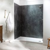 Cracked Slate Shower Wall Kit 36x36x78 | Alita Tile