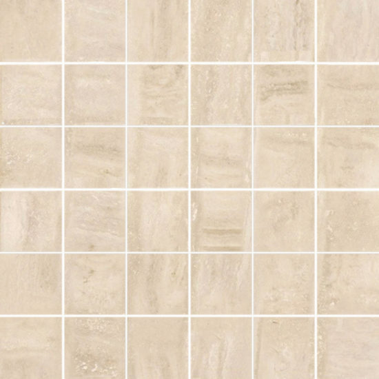 Crema Navona Polished 2X2 Mosaic | Alita Tile